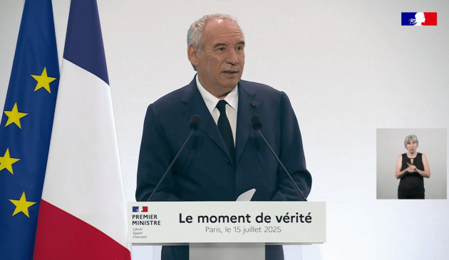 Déclaration de F. Bayrou