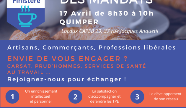 Petit-déjeuner des Mandats -  U2P Finistère