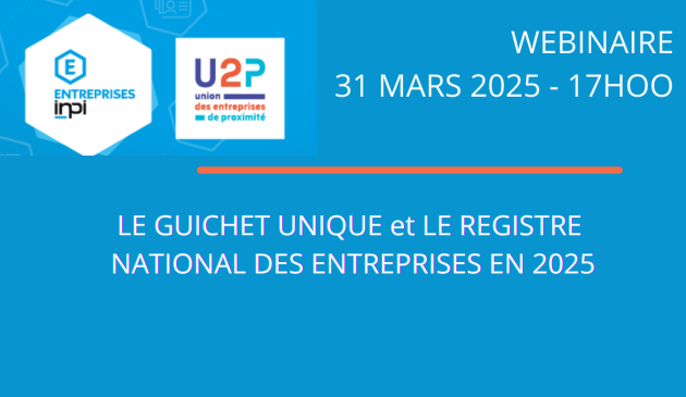 Webinaire U2P - INPI