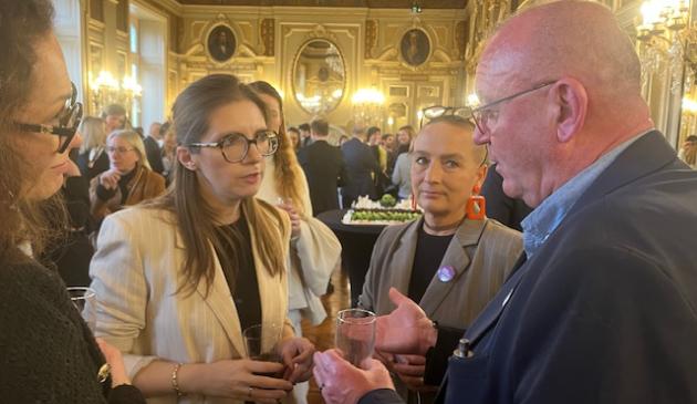 Aurore Bergé, Ministre à l'égalité, U2P Bretagne