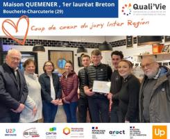 Maison Quemener 1er lauréat breton Edition 2024 Trophée Quali'Vie