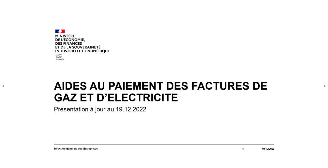 Aide electricité Aide electricité