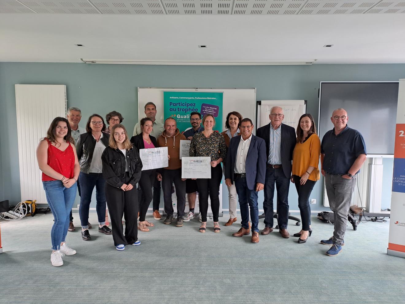 Photo lancement officel avec lauréats 2023
