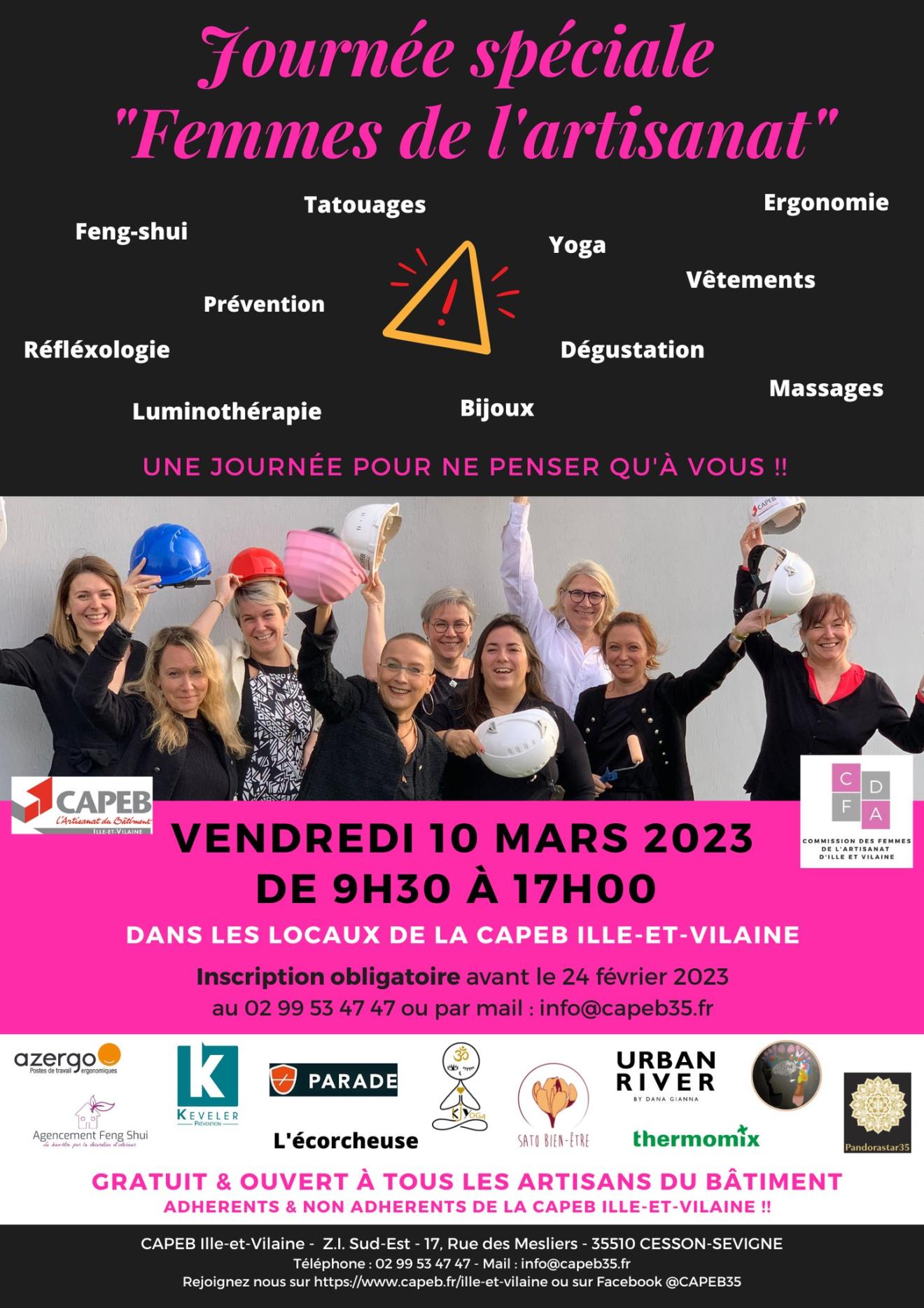 visuel journee de la femme CAPEB 35
visuel journee de la femme CAPEB 35