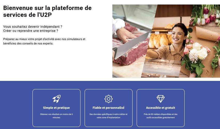 Plateforme Créer Reprendre de l'U2P